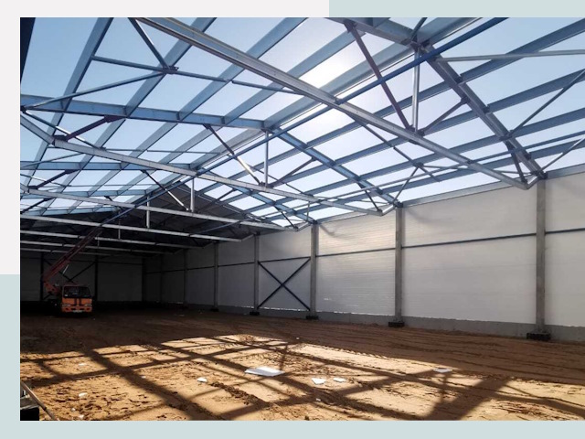 Строительство сенохранилищ в Азнакаеве