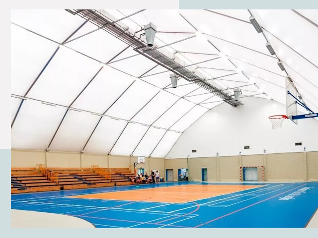 Строительство спортивных залов в Азнакаеве