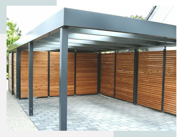 Навесы для парковки в Азнакаеве