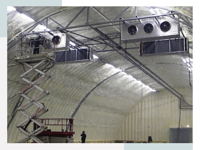 Оснащение ангаров в Азнакаеве