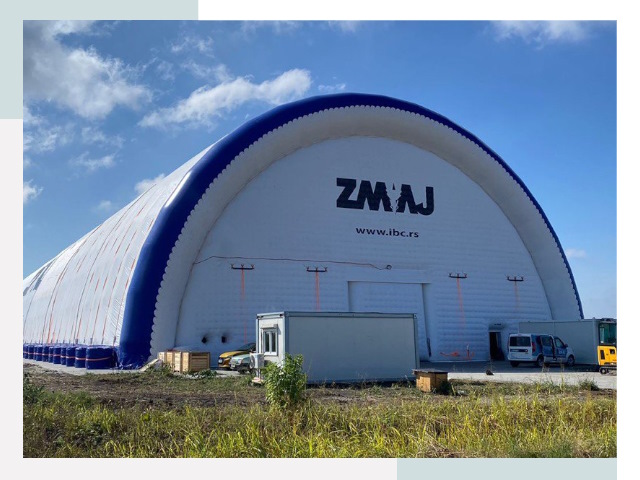 Брендирование ангаров в Азнакаеве