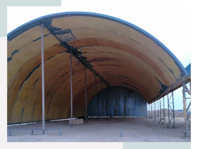 Реконструкция ангаров в Азнакаеве