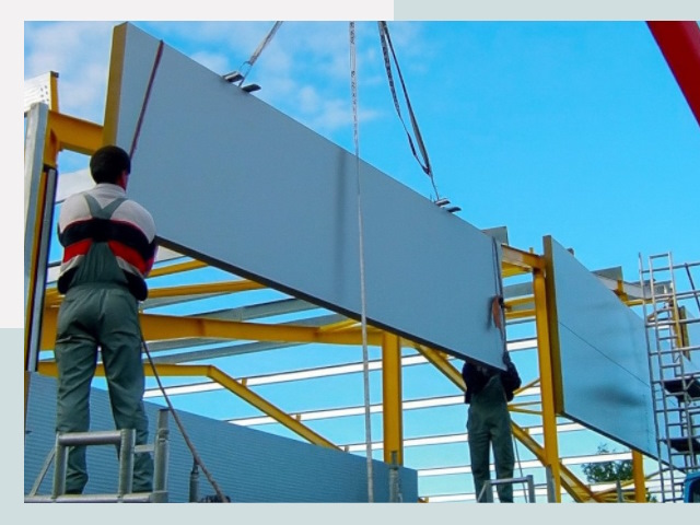 Монтаж сэндвич-панелей в Азнакаеве от 616 руб.