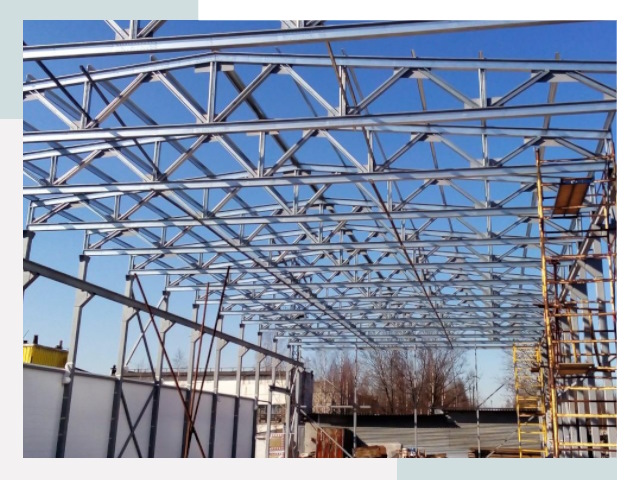 Металлокаркасы для складов в Азнакаеве