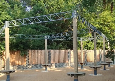 Терраса из металлоконструкций под ключ, проектирование, изготовление и монтаж от СтальСтрой-Знк